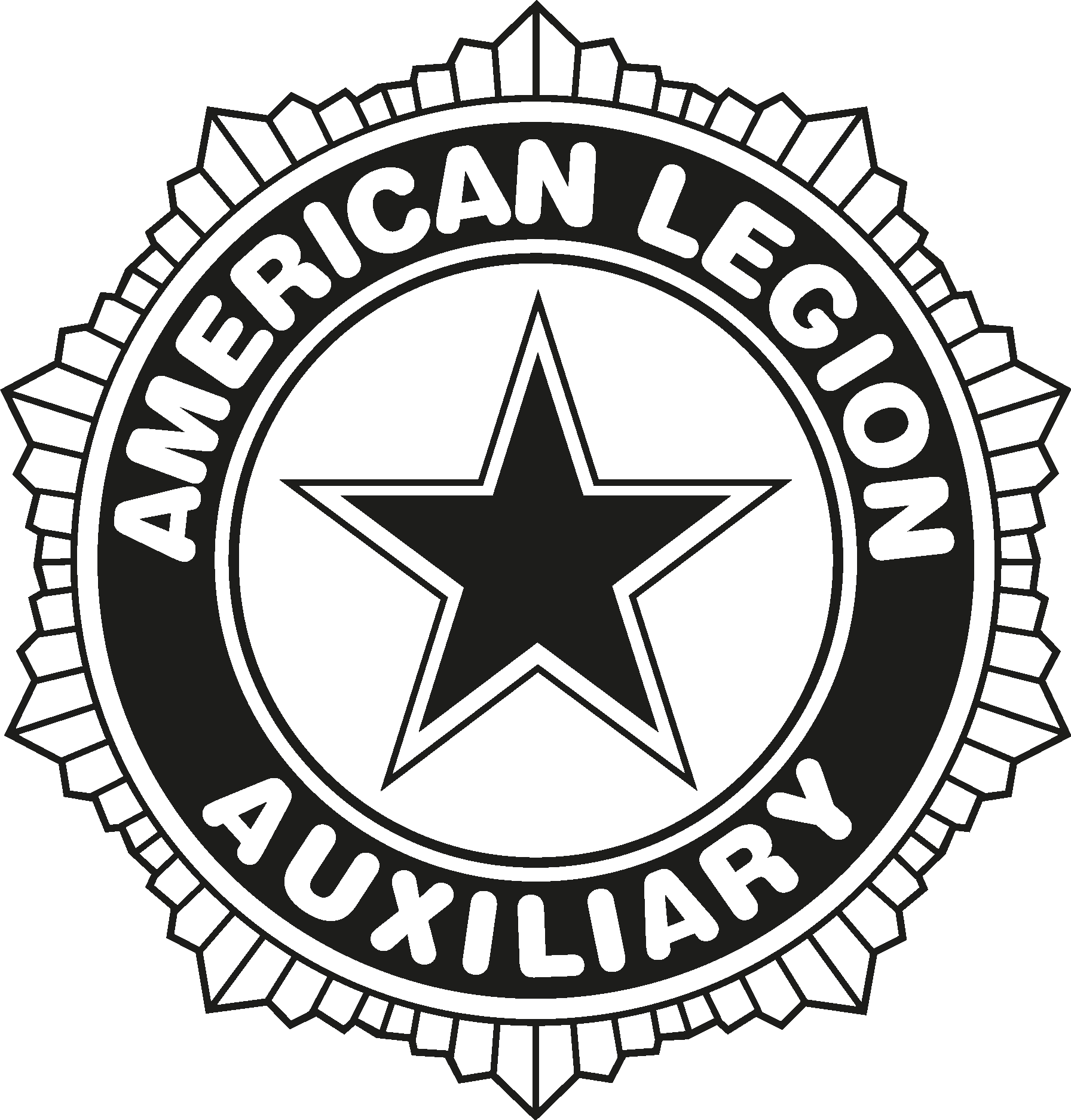 American Legion Auxiliary Old Logo Vector Logo